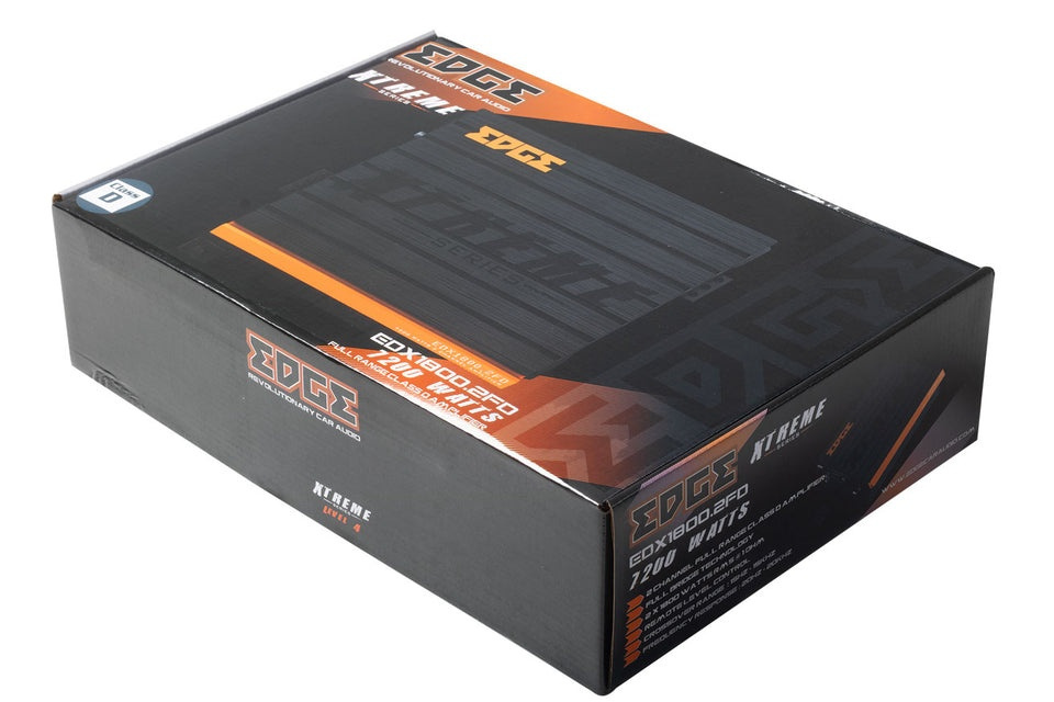 EDGE EDX1800.2FD-E0, strömstarkt tvåkanalssteg