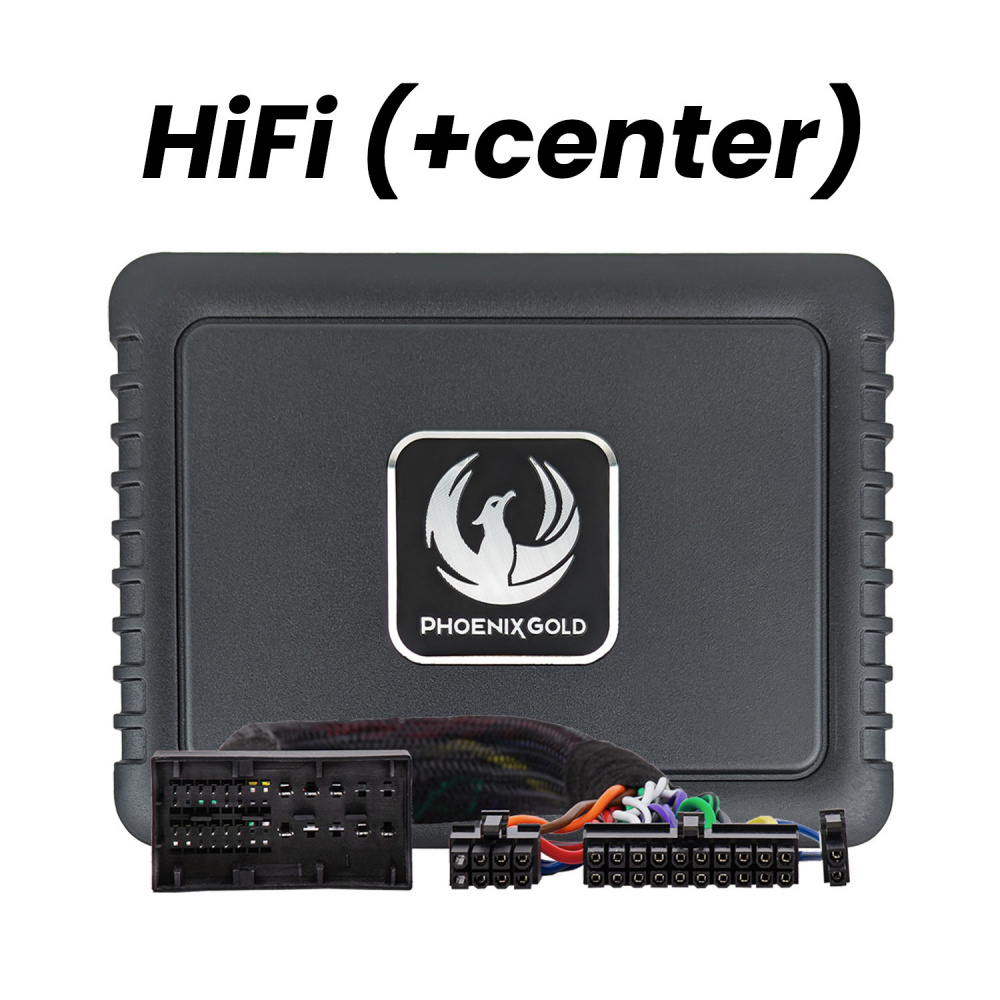 Phoenix Gold ZDAP-BMW3, DSP-forstærker til BMW -2019 (HiFi med center)