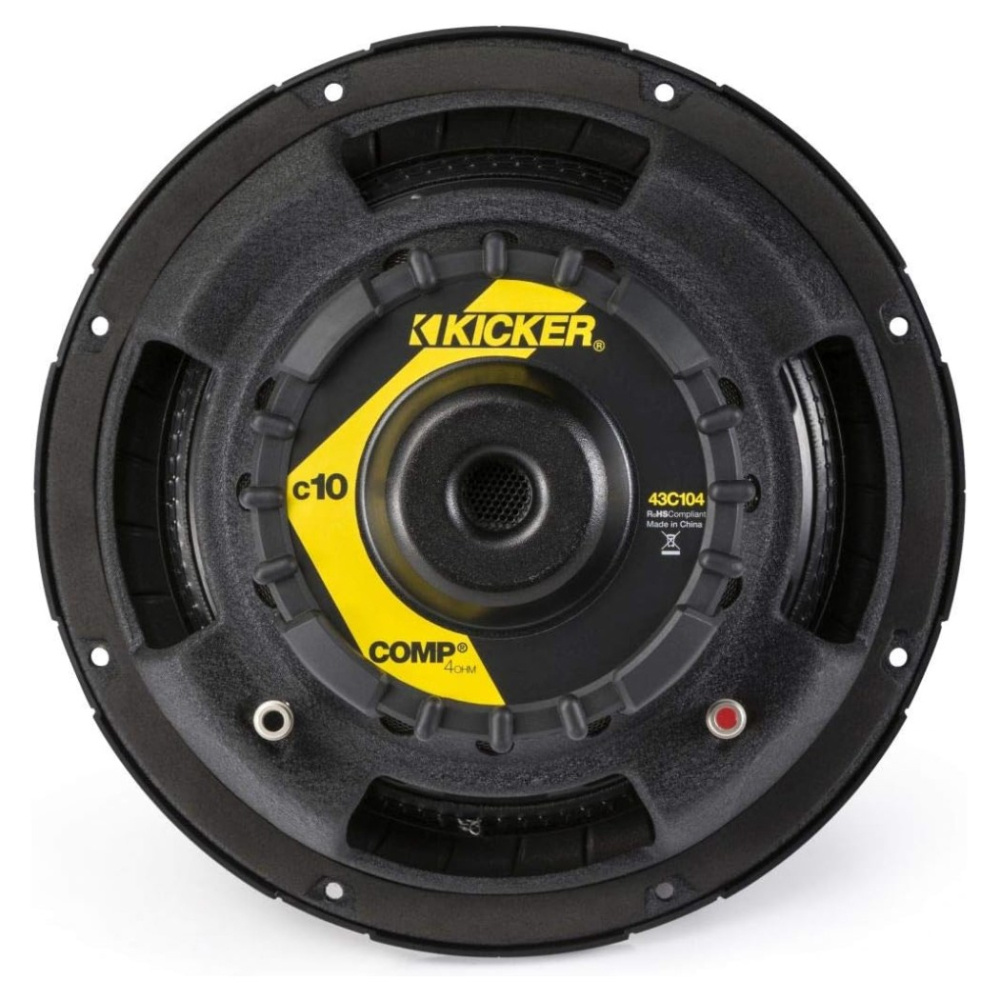 Kicker Comp C104, 10-tommers basenhed, 4 ohm