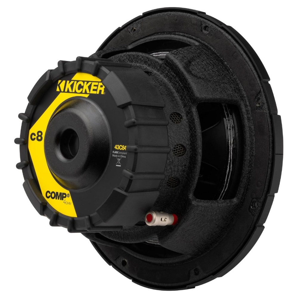 Kicker Comp C84, 8-tommers baselement, 4 ohm