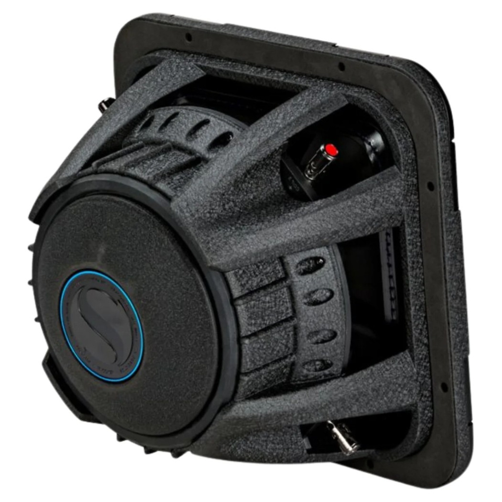 Kicker Solo-Baric L7S102, firkantet 10-tommers basenhed, 2x2 ohm