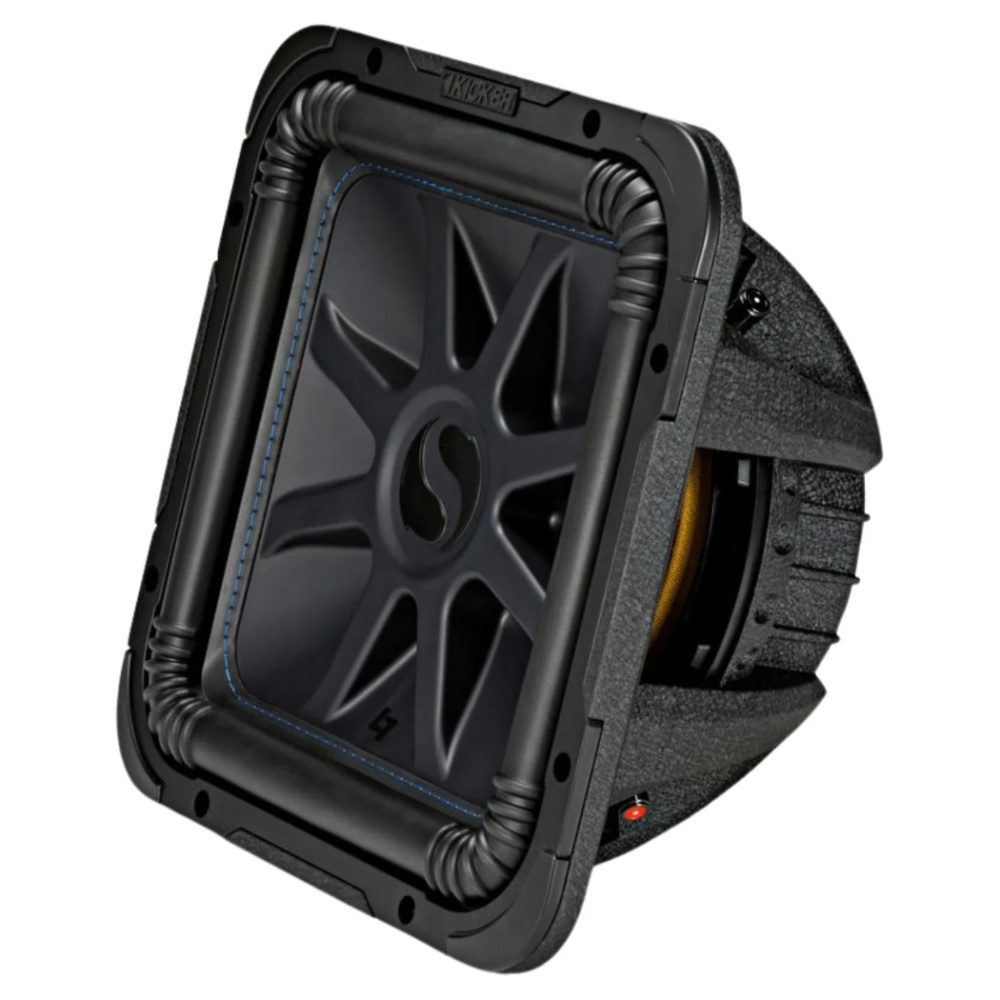 Kicker Solo-Baric L7S122, firkantet 12-tommers basenhed, 2x2 ohm