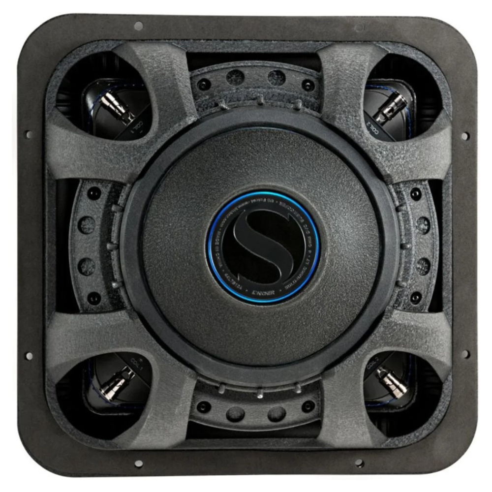 Kicker Solo-Baric L7S122, firkantet 12-tommers basenhed, 2x2 ohm