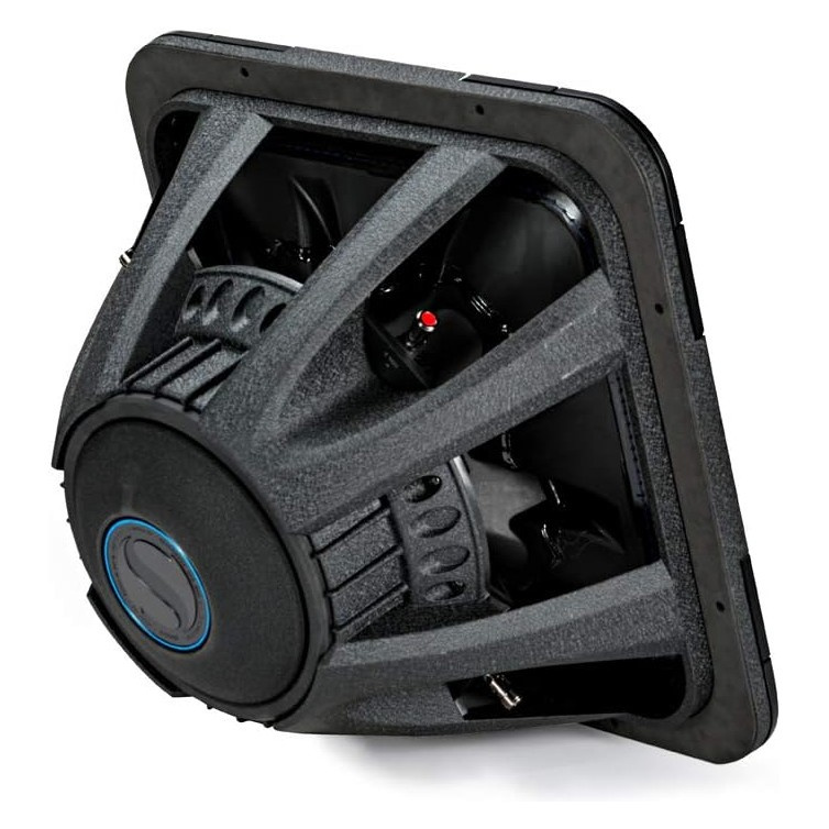 Kicker Solo-Baric L7S152, firkantet 15-tommers basenhed, 2x2 ohm