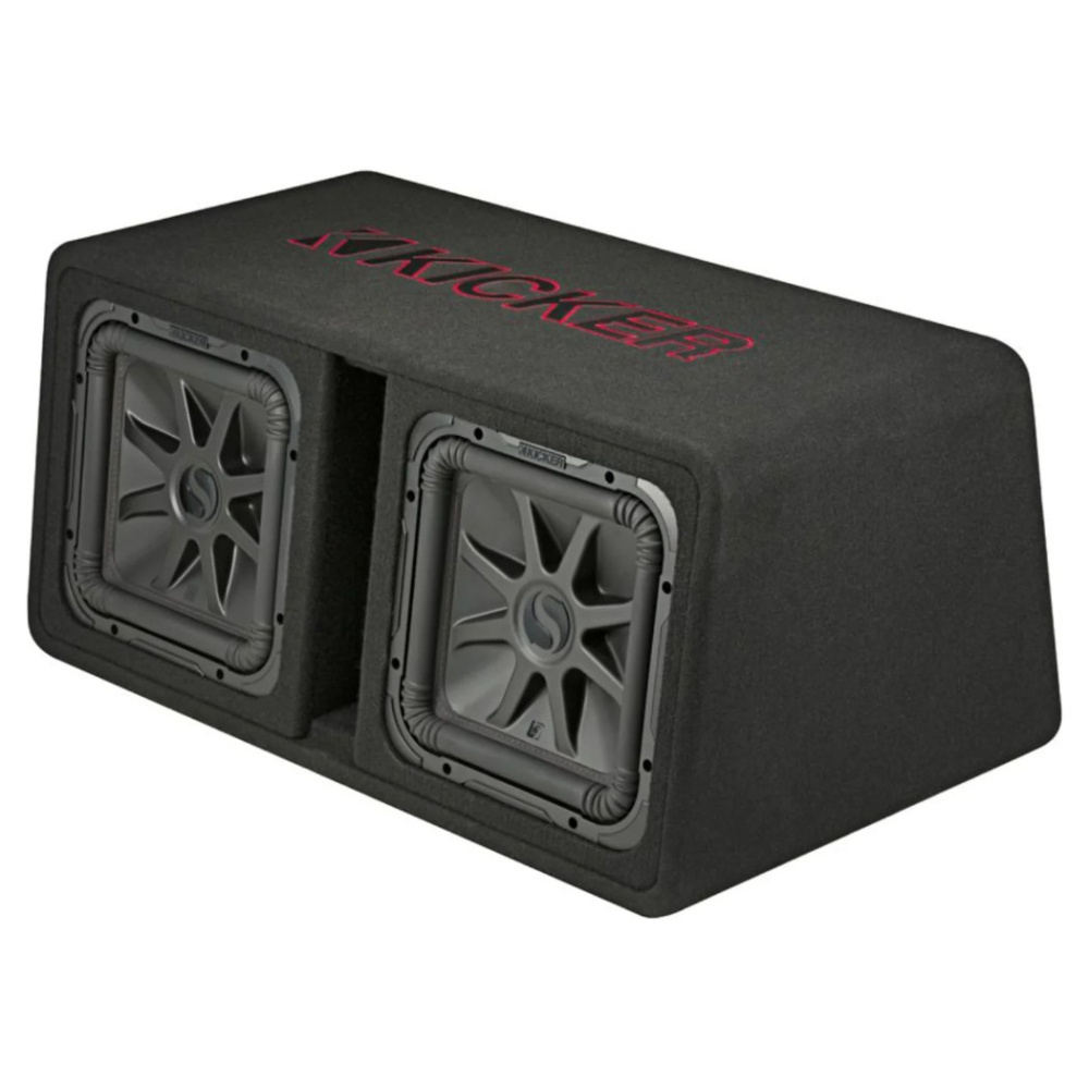 Kicker Solo-Baric DL7R122, 2 x 12 tommer baskasse, 2 ohm