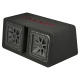 Kicker Solo-Baric DL7R122, 2 x 12 tommer baskasse, 2 ohm Kicker Solo-Baric DL7R122, 2 x 12 tommer baskasse, 2 ohm