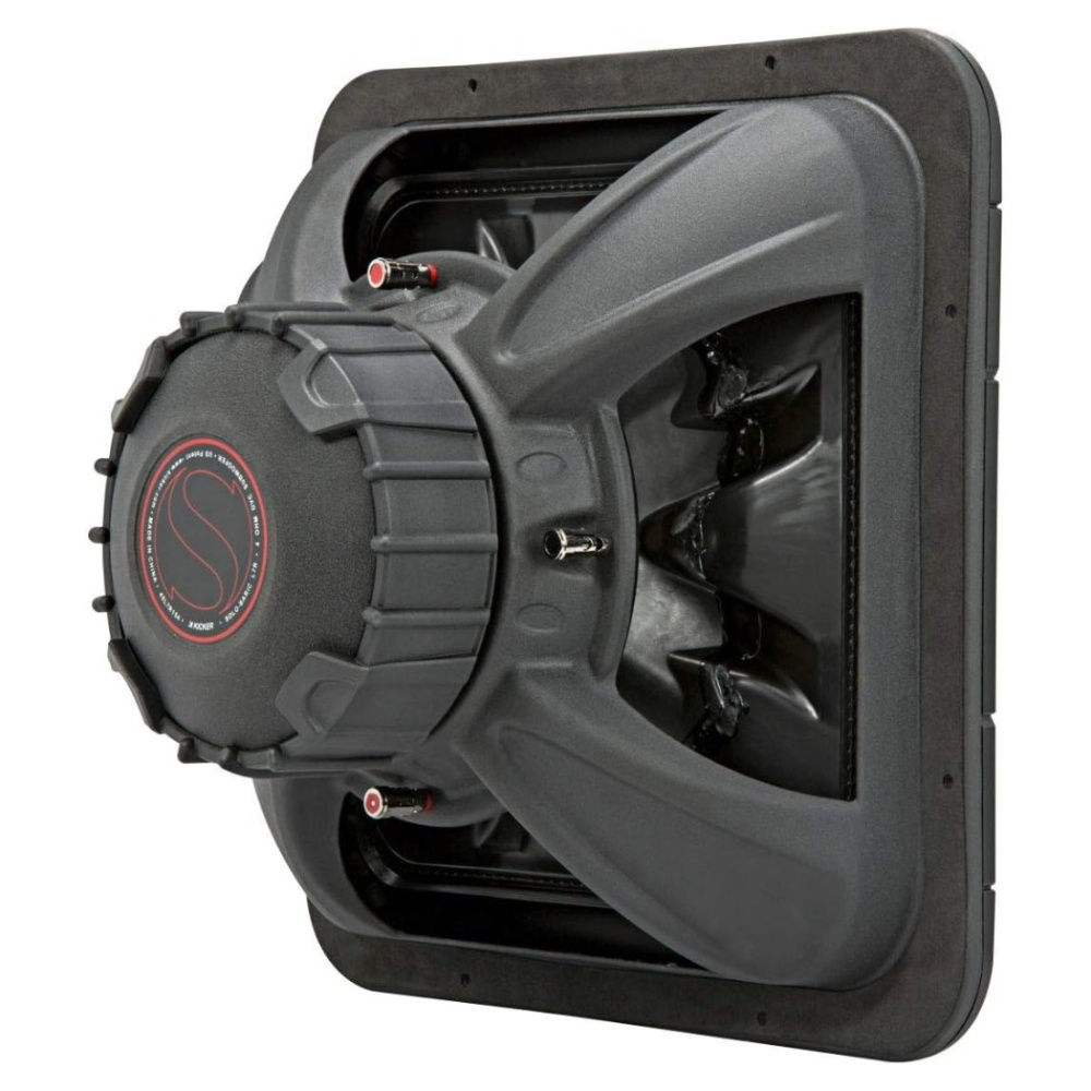 Kicker Solo-Baric L7R152, firkantet 15 tommer basenhed, 2x2 ohm