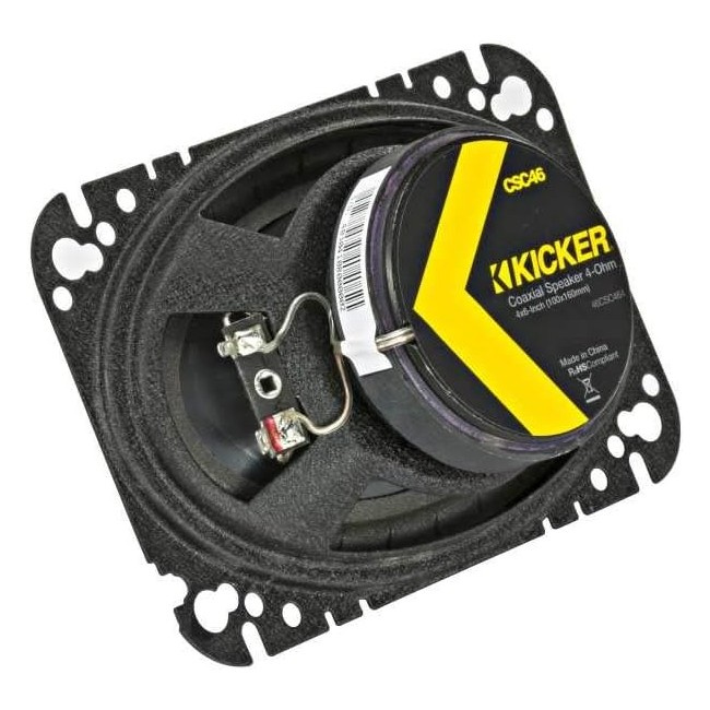 Kicker CS CSC464, 4x6 tommer koaksialhøjttalere, Par