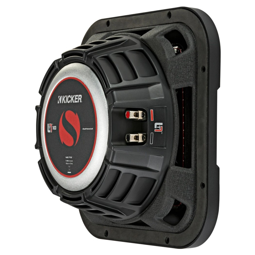 Kicker Solo-Baric L7T102, 10-tommer basenhed, 2 x 2 ohm
