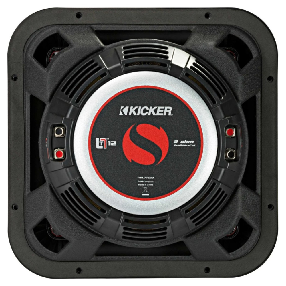Kicker Solo-Baric L7T122, 12-tommer basenhed, 2 x 2 ohm