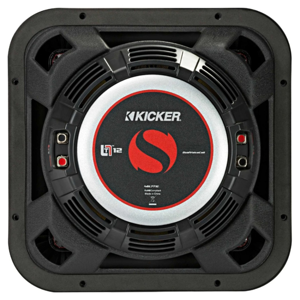 Kicker Solo-Baric L7T124, 12-tommer basenhed, 2 x 4 ohm