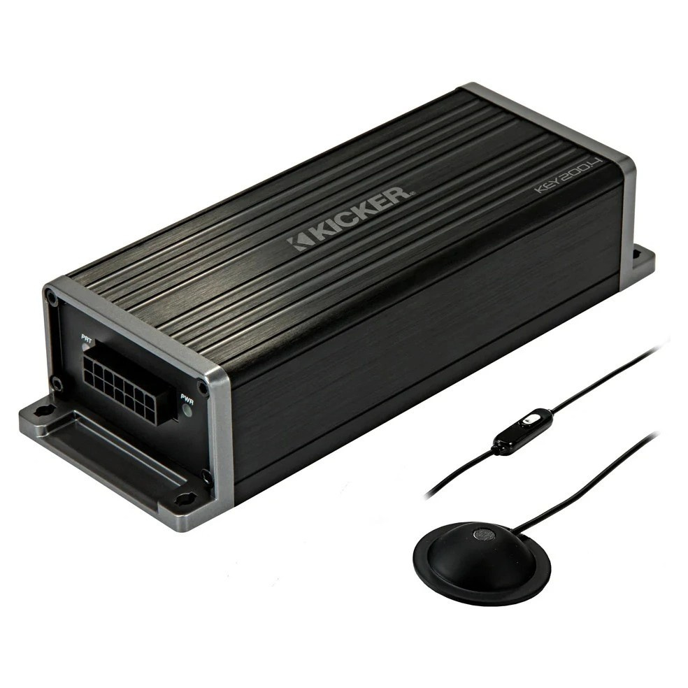 Kicker KEY200.4ISO, 4-kanals Plug & Play DSP-forstærker