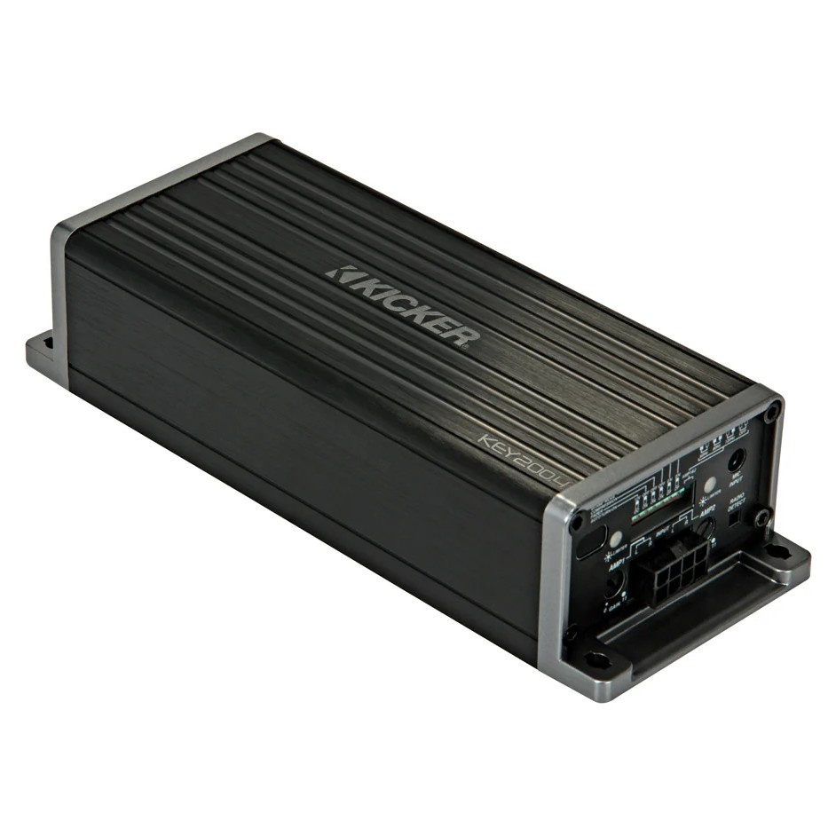 Kicker KEY200.4ISO, 4-kanals Plug & Play DSP-forstærker