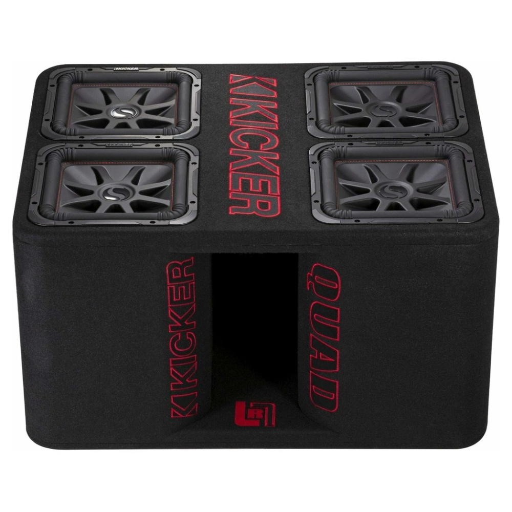 Kicker Solo-Baric QL7R122, 4 x 12 tommer baskasse, 2 x 2 ohm