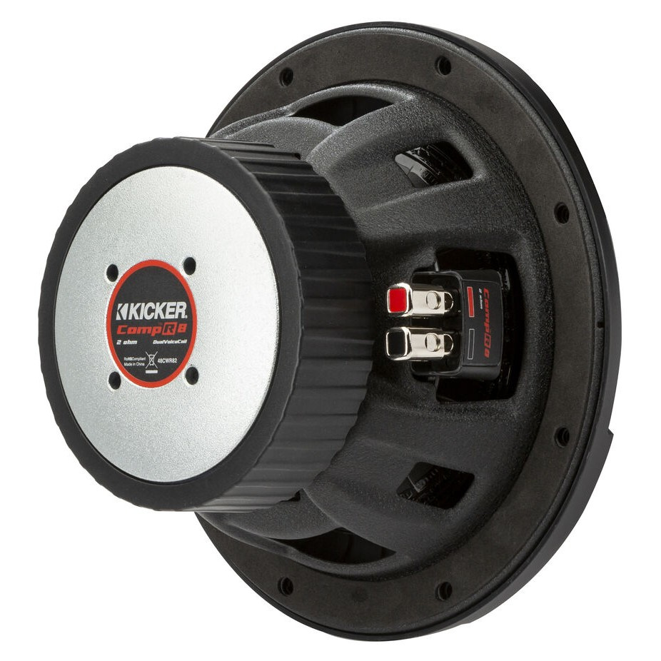 Kicker CompR CWR82, 8-tommer basenhed, 2 x 2 ohm