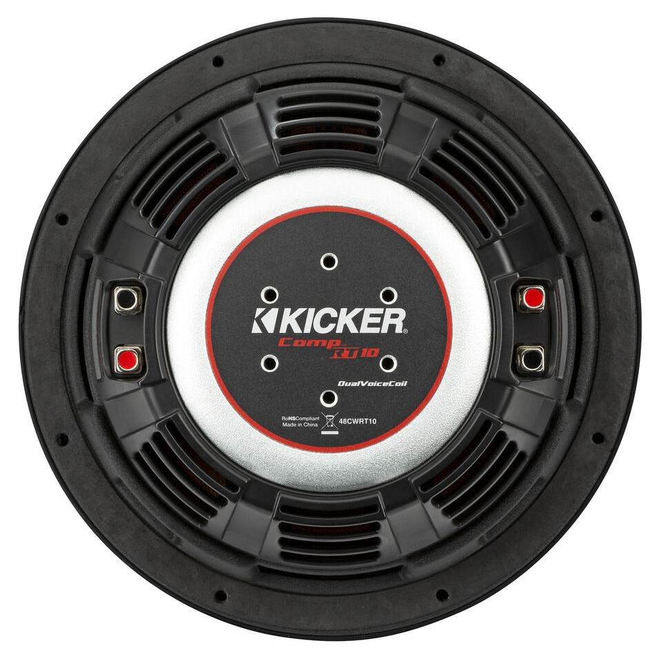 Kicker CompRT CWRT102, 10-tommer basenhed, 2 x 2 ohm