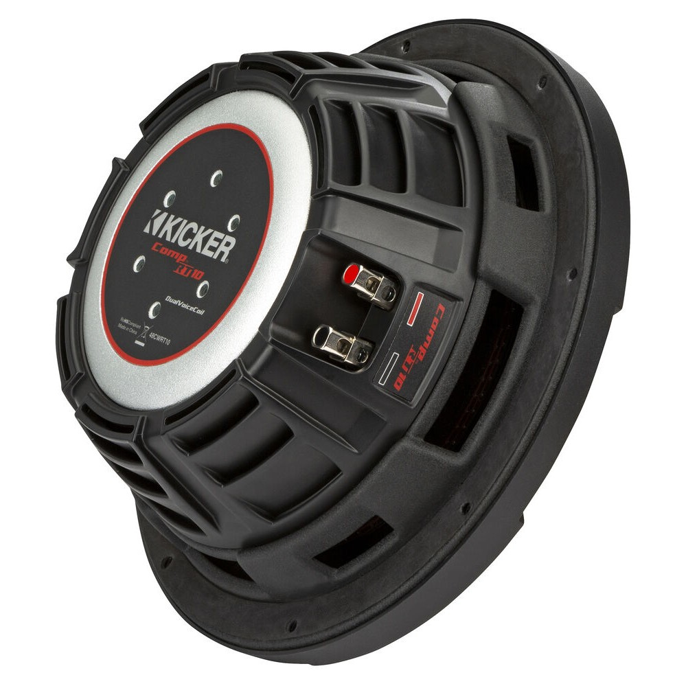 Kicker CompRT CWRT102, 10-tommer basenhed, 2 x 2 ohm
