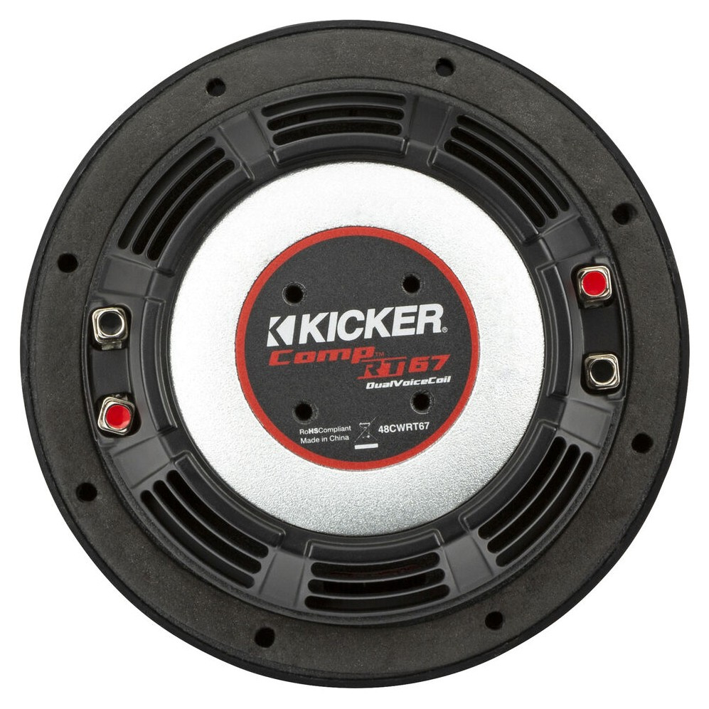 Kicker CompRT CWRT672, 6.75-tommer basenhed, 2 x 2 ohm