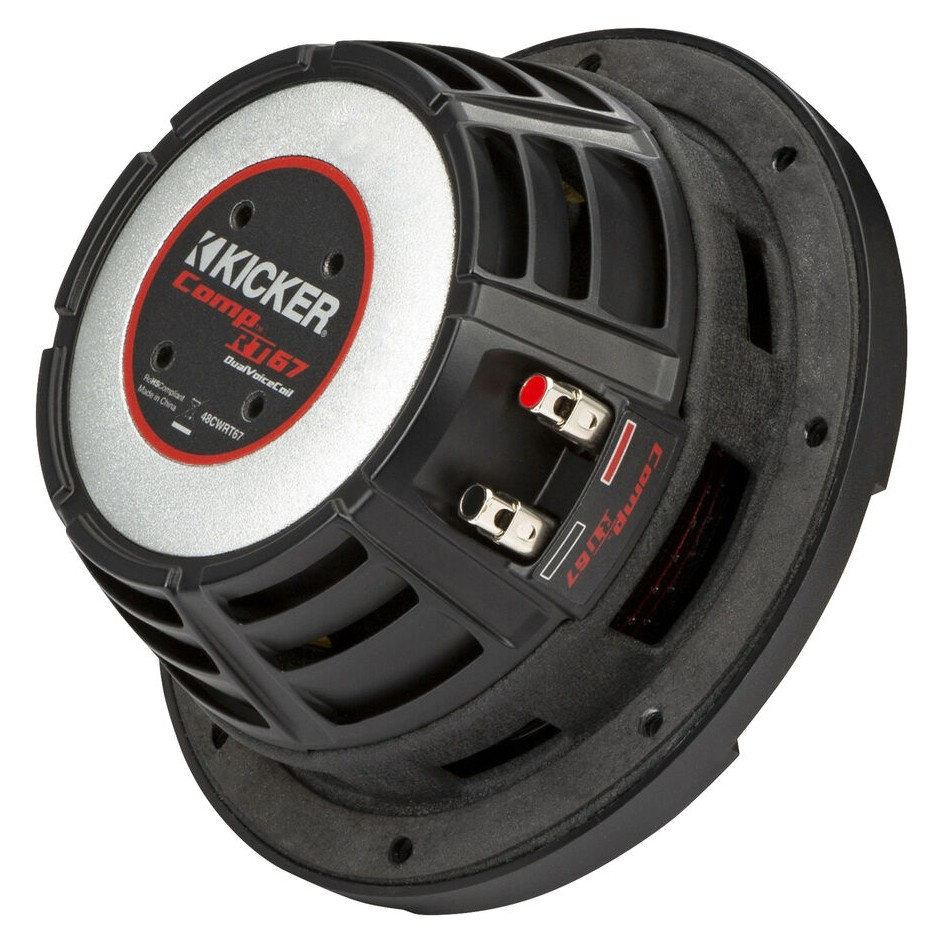Kicker CompRT CWRT672, 6.75-tommer basenhed, 2 x 2 ohm
