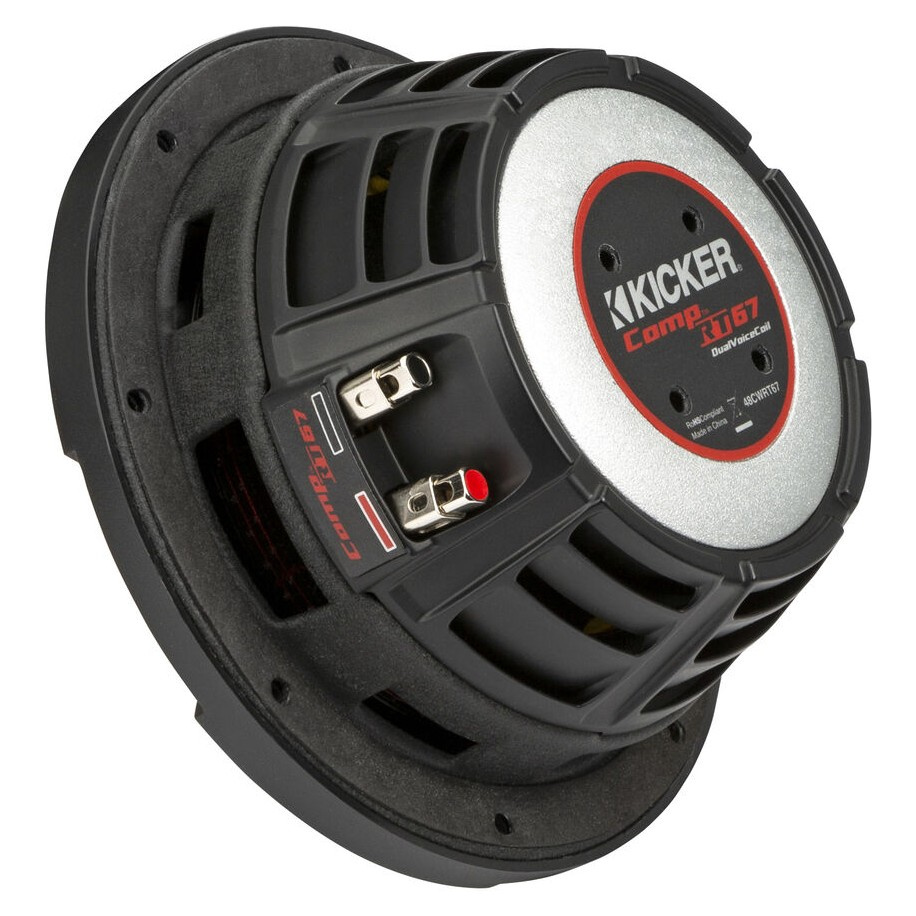 Kicker CompRT CWRT674, 6.75-tommer basenhed, 2 x 4 ohm