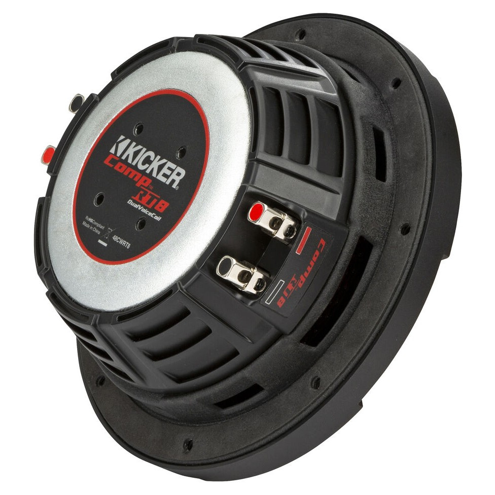 Kicker CompRT CWRT82, 8-tommer basenhed, 2 x 2 ohm