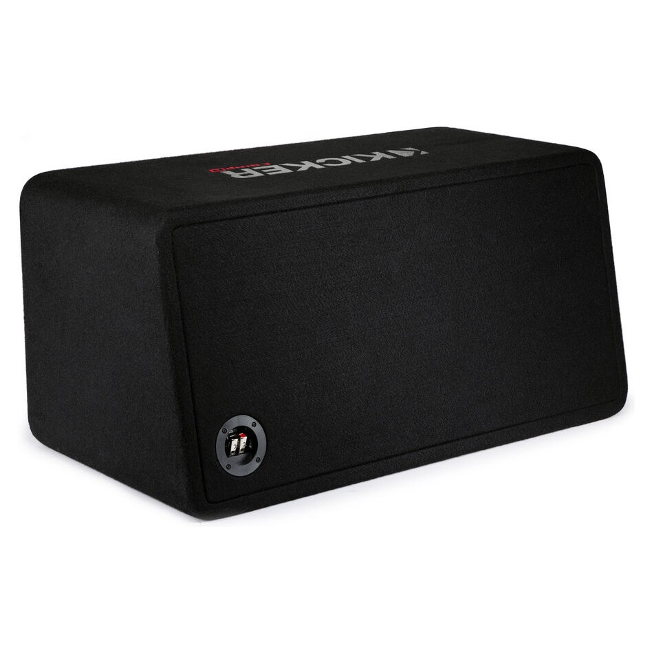 Kicker CompR DCWR122, 2 x 12 tommer baskasse, 2 ohm