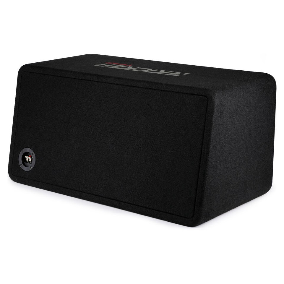 Kicker CompR DCWR122, 2 x 12 tommer baskasse, 2 ohm