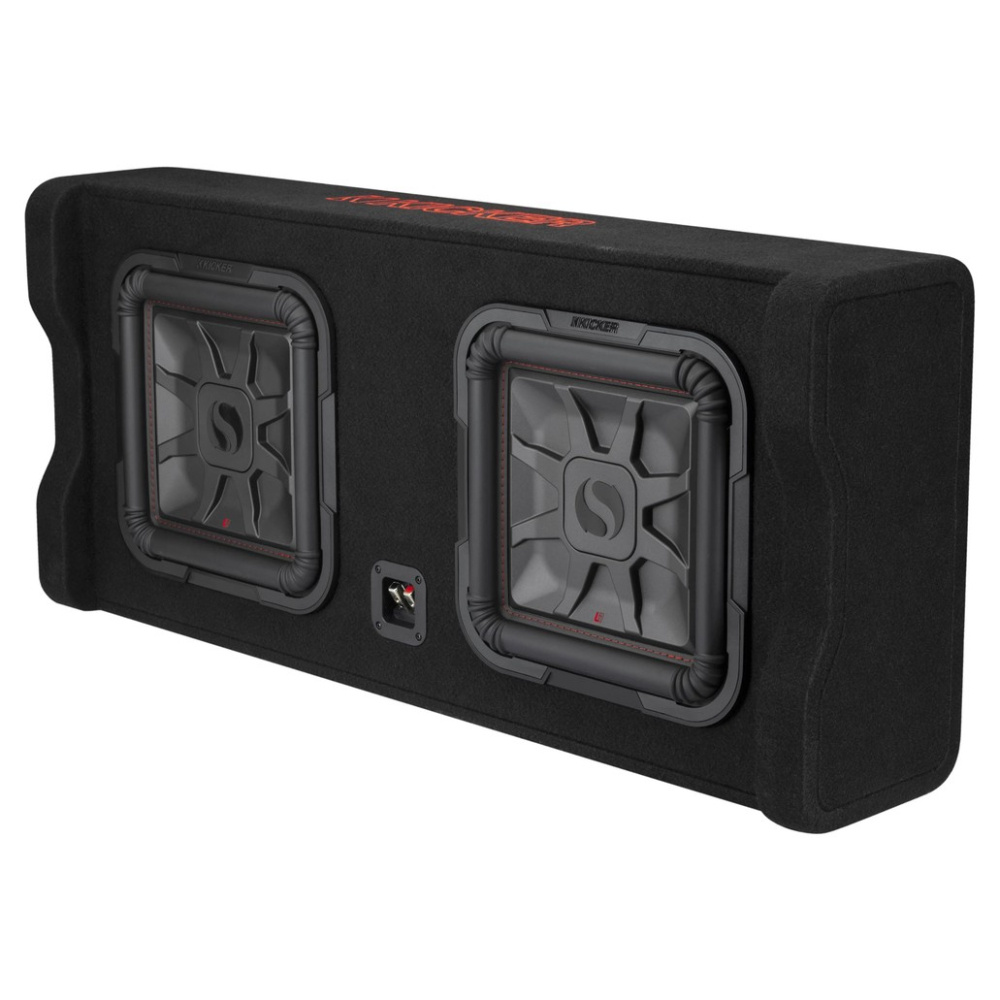 Kicker Solo-Baric DL7TDF122, 2 x 12 tommer baskasse, 2 ohm