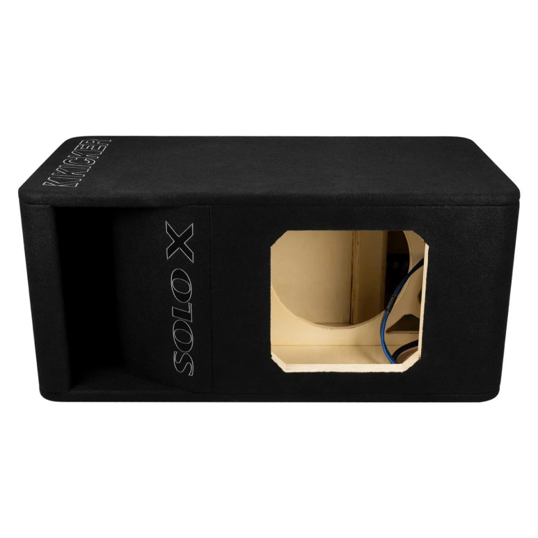 Kicker SoloX VUL7X12, tom ventileret subwooferkasse på 1x12 tommer til SoloX L7X
