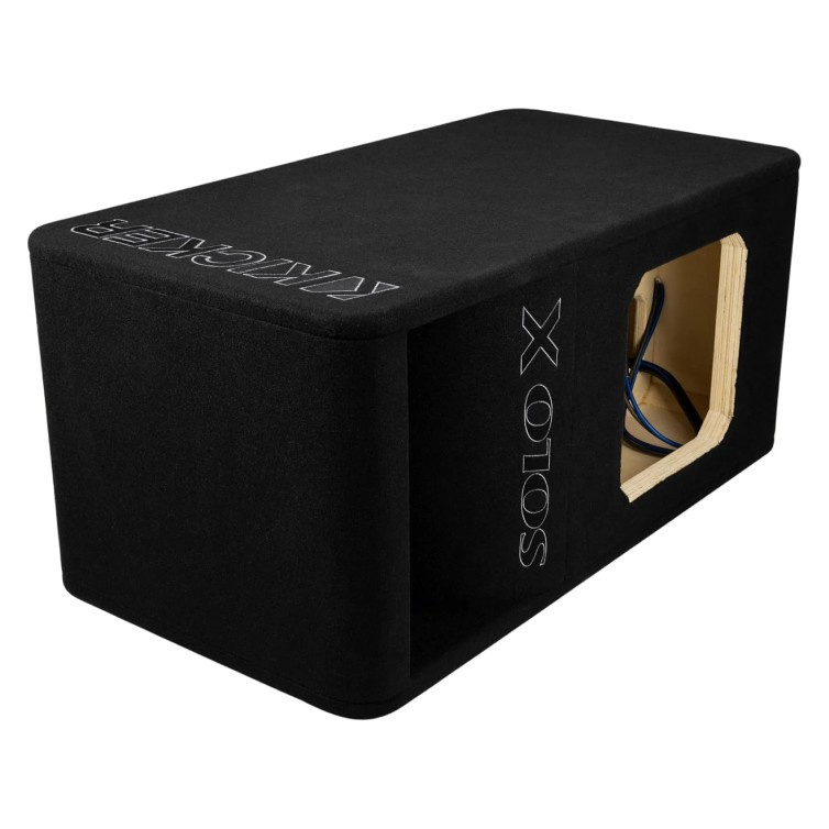 Kicker SoloX VUL7X12, tom ventileret subwooferkasse på 1x12 tommer til SoloX L7X