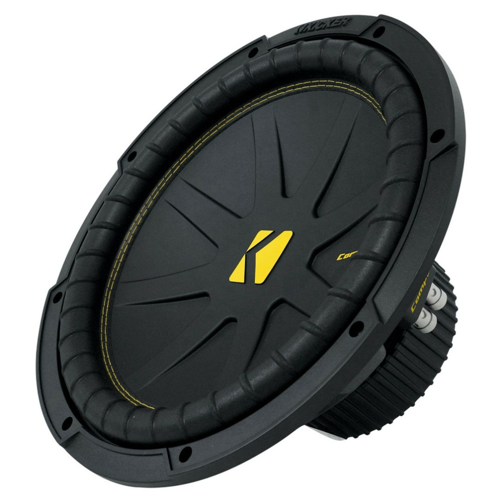 Kicker CompC CWCD124, 12-tommers basenhed, 2x4 ohm