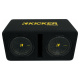Kicker CompC DCWC102, basreflekskasse med 2x10-tommers subwoofere, 2 ohm Kicker CompC DCWC102, basreflekskasse med 2x10-tommers subwoofere, 2 ohm