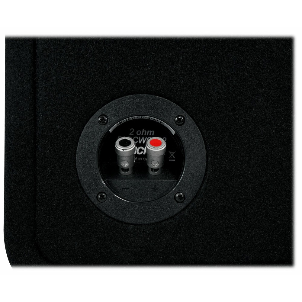 Kicker CompC DCWC102, basreflekskasse med 2x10-tommers subwoofere, 2 ohm