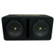 Kicker CompC DCWC122, basrefleksbasboks 2x12 tommer, 2 ohm Kicker CompC DCWC122, basrefleksbasboks 2x12 tommer, 2 ohm