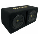Kicker CompC DCWC122, basrefleksbasboks 2x12 tommer, 2 ohm Kicker CompC DCWC122, basrefleksbasboks 2x12 tommer, 2 ohm