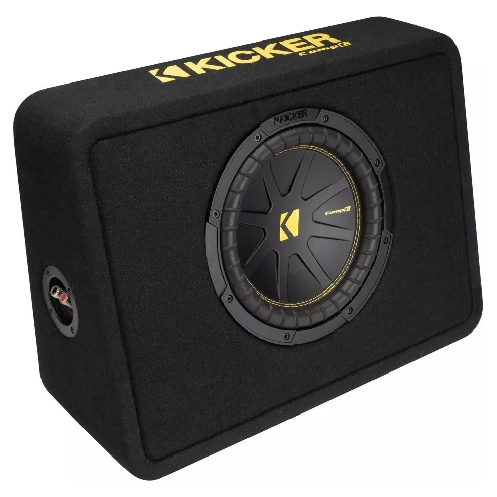 Kicker CompC TCWC102, basrefleks-subwooferkasse 1x10 tommer, 2 ohm