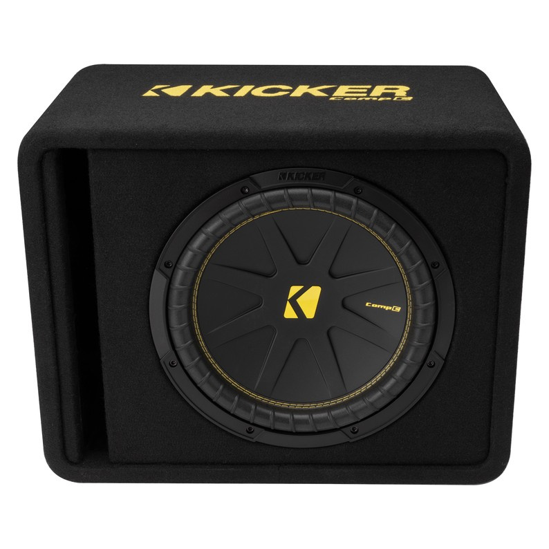 Kicker CompC VCWC124, basrefleks-subwooferkasse 1x12 tommer, 4 ohm
