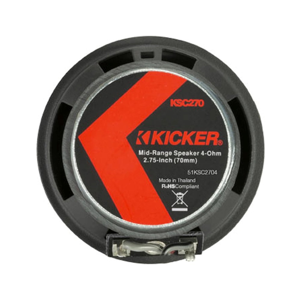 Kicker KSC2704C, 2,75-tommers mellemtone, stk.