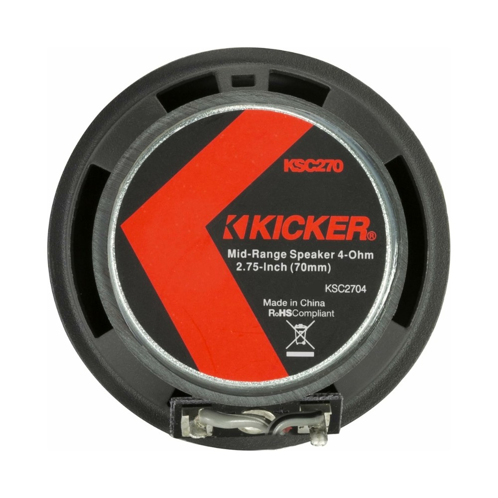 Kicker KSC2704, 2.75 tommer mellemtone, par