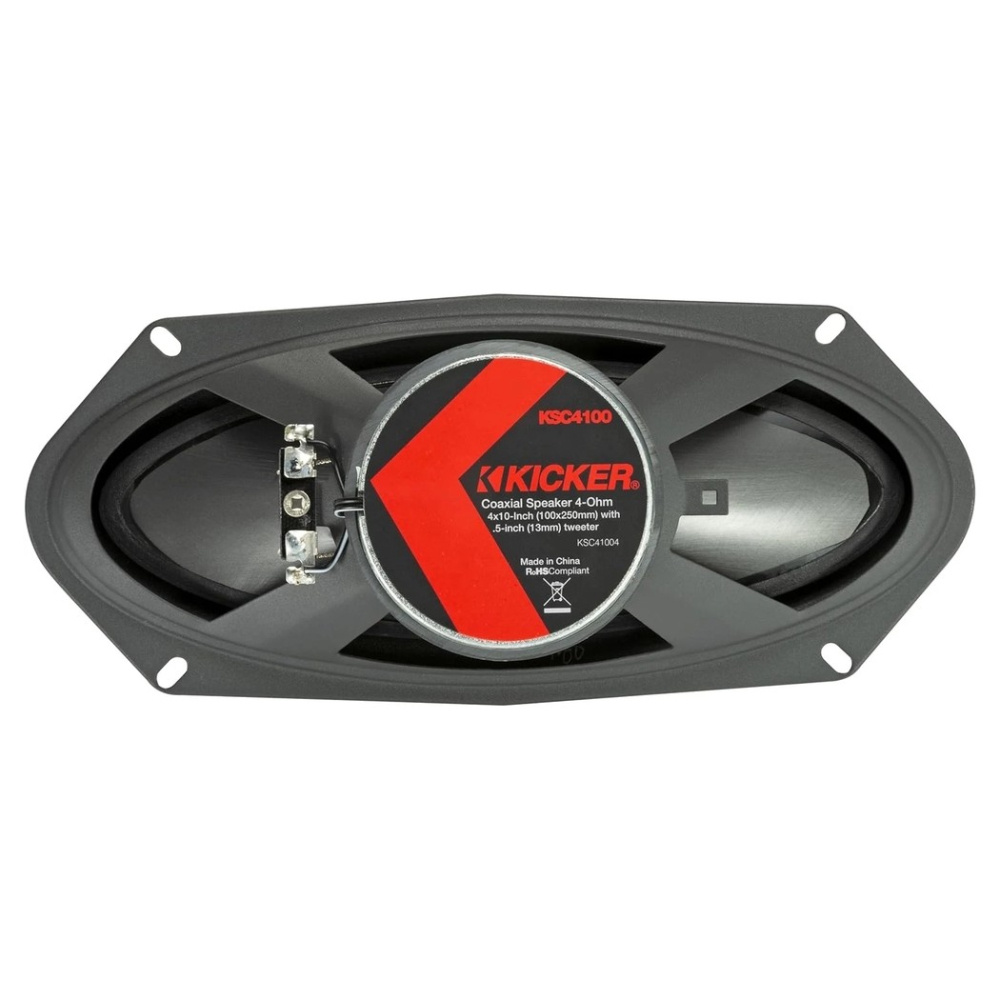 Kicker KSC41004, 4x10-tommer koaksialhøjttalere, par