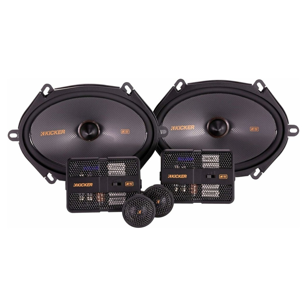 Kicker KSS6804, 6x8-tommers komponentsystem, par