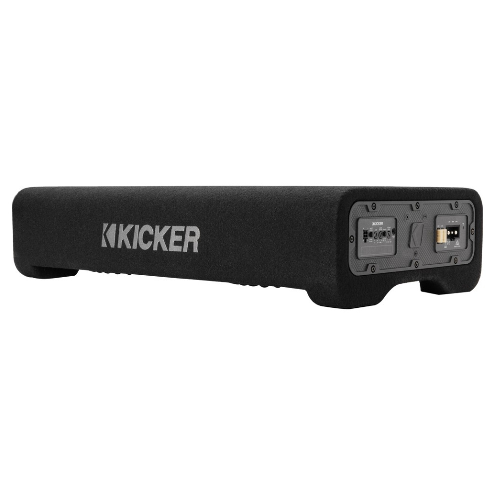 Kicker CompRT PTRTP12, 12-tommers nedadrettet aktiv subwooferkasse
