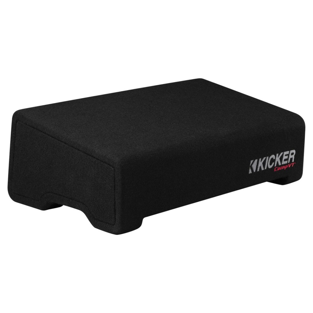 Kicker CompVT CVTDF102, 10-tommers nedadvendt subwooferkasse, 2 ohm