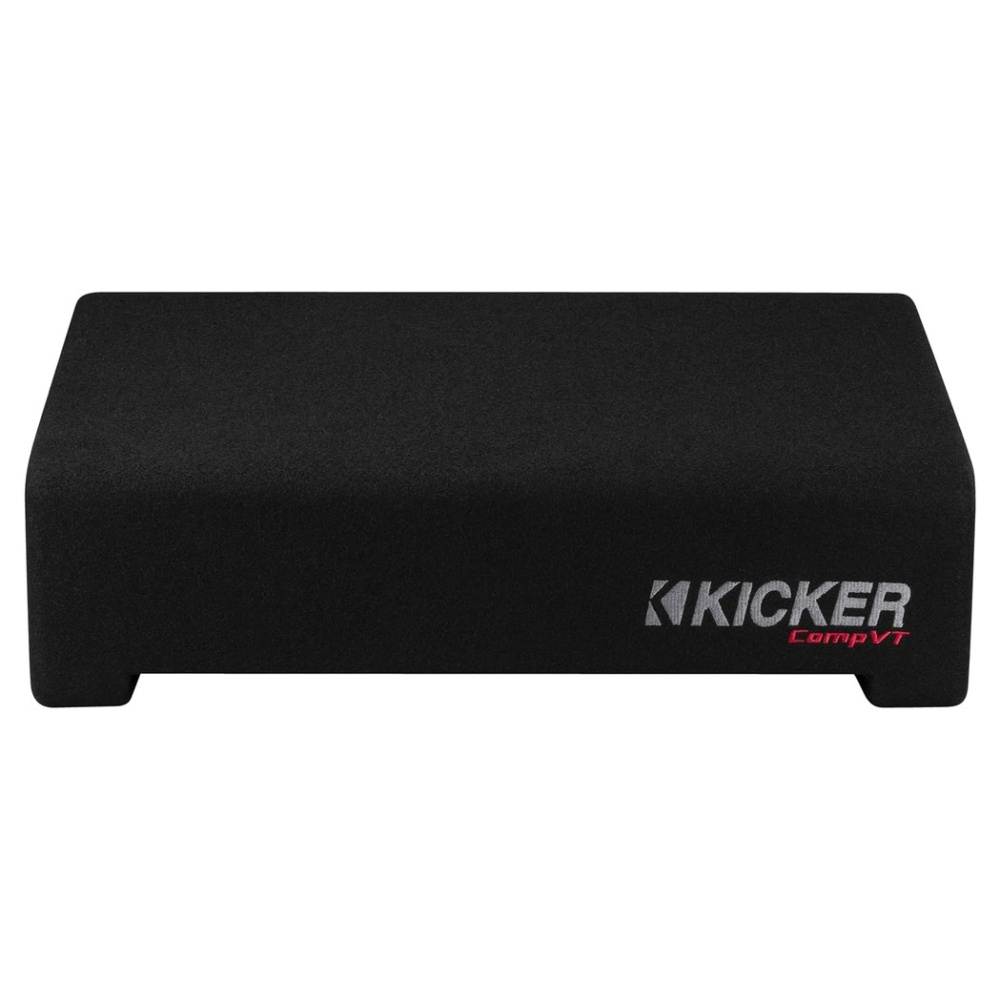 Kicker CompVT CVTDF102, 10-tommers nedadvendt subwooferkasse, 2 ohm