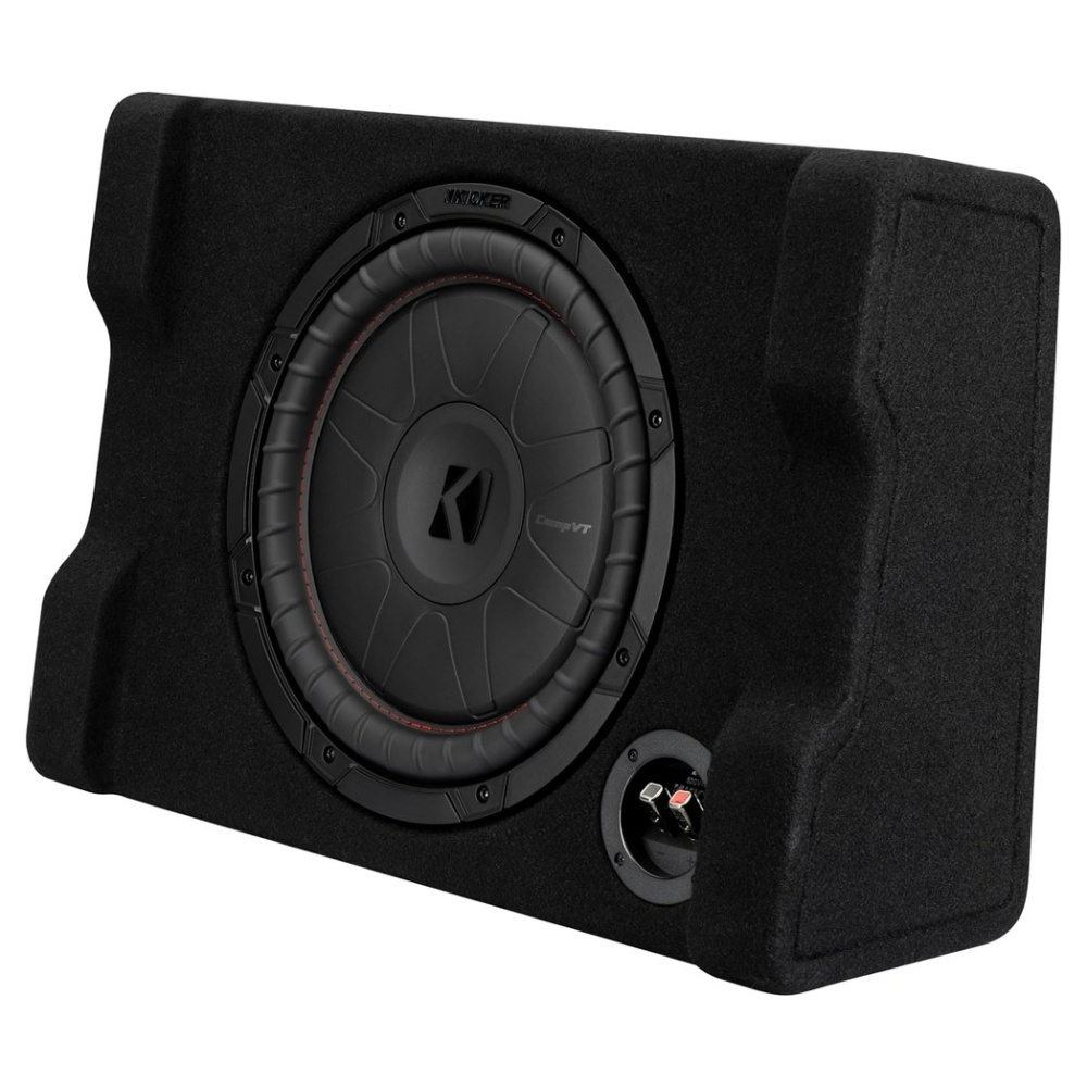 Kicker CompVT CVTDF122, 12-tommers nedadvendt subwooferkasse, 2 ohm