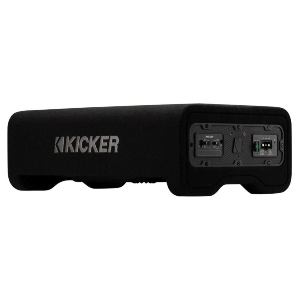 Kicker Solo-Baric PL7TDF10, 10 tommer nedadrettet aktiv subwooferkasse