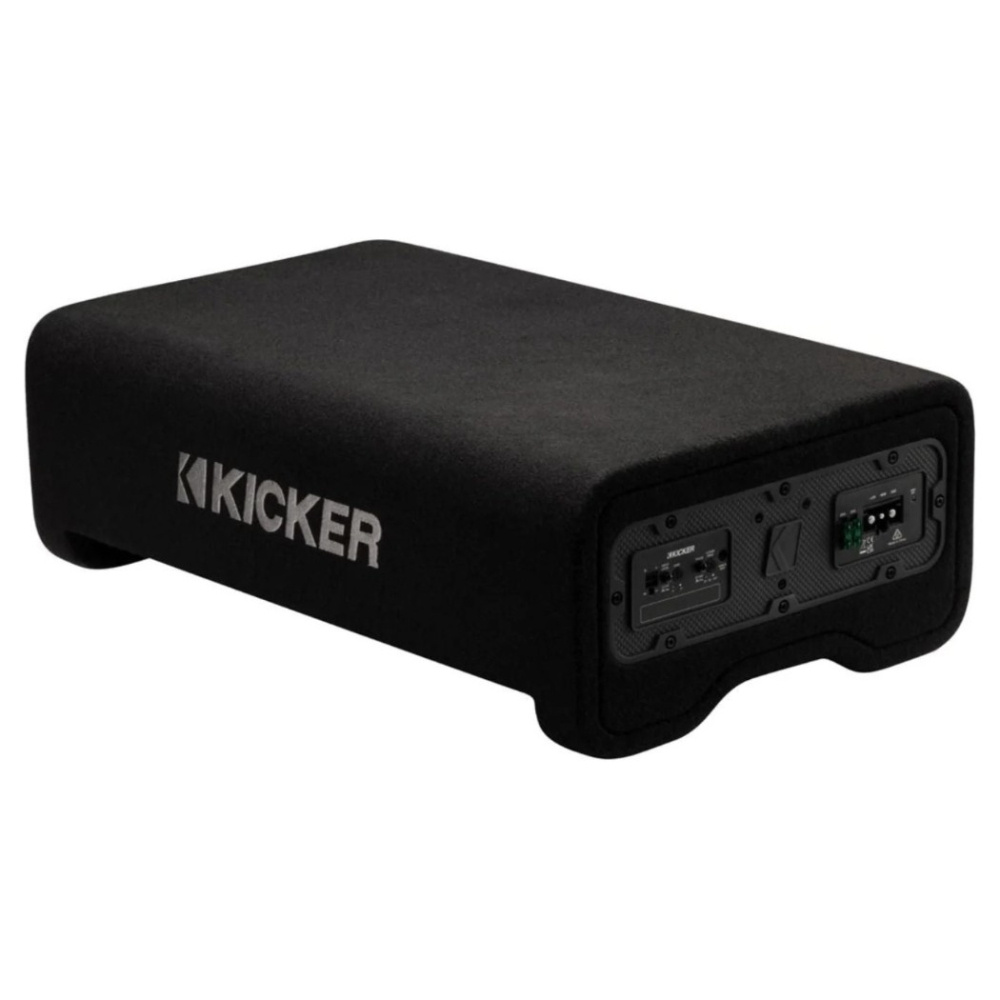 Kicker Solo-Baric PL7TDF12, 12 tommer nedadrettet aktiv basboks