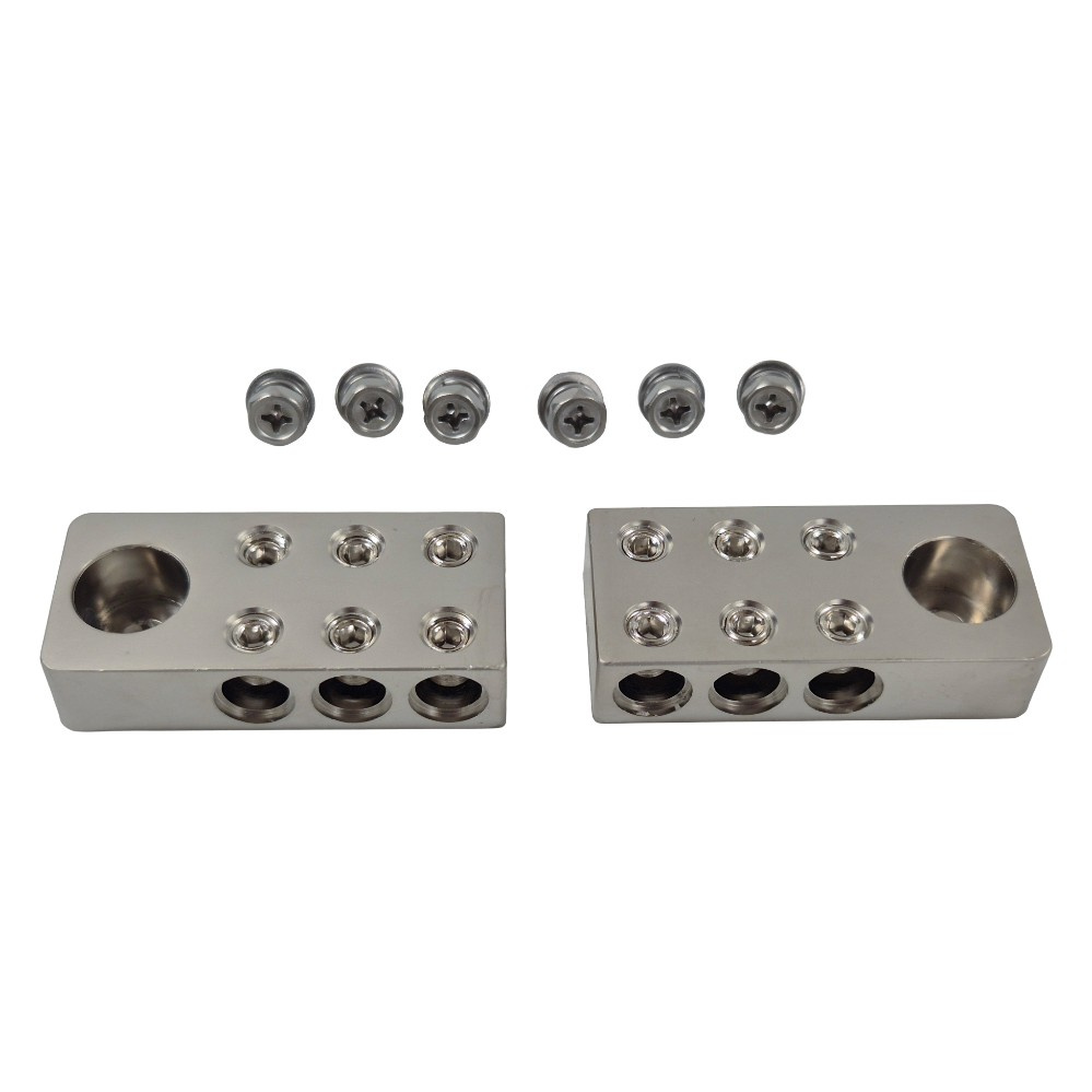 Custom Electro Power Blocks batteriterminaler, par