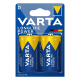 Varta Longlife Power D, alkaliske batterier, 2 stk. Varta Longlife Power D, alkaliske batterier, 2 stk.