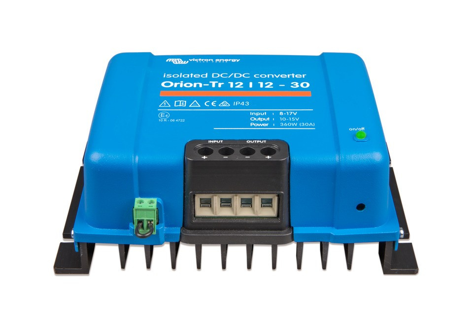 Victron Orion-Tr DC-DC-omformer, 12V ind 12V ud, isoleret 30A